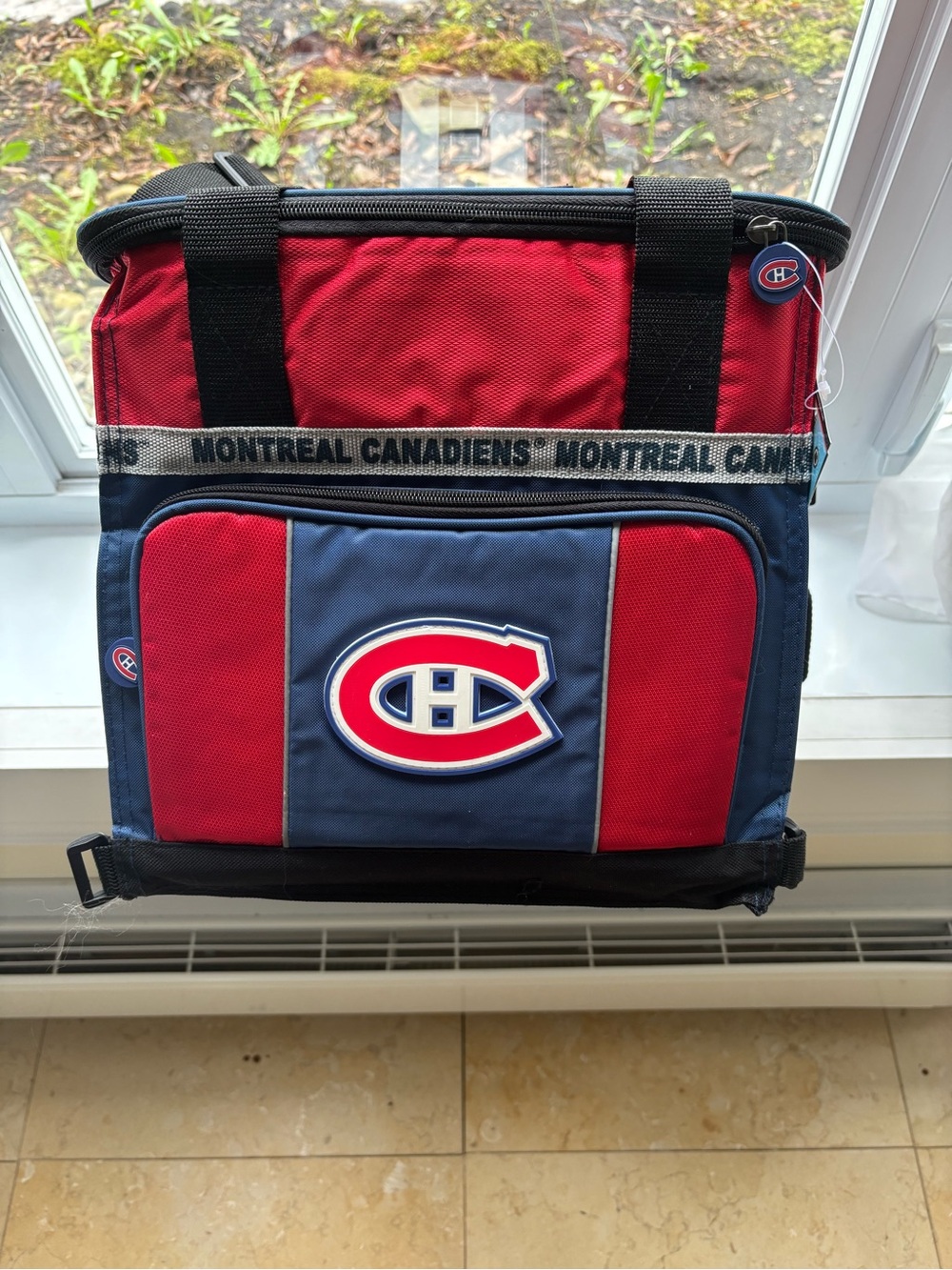 NHL Montreal Canadiens Red and Blue Lunch Bag